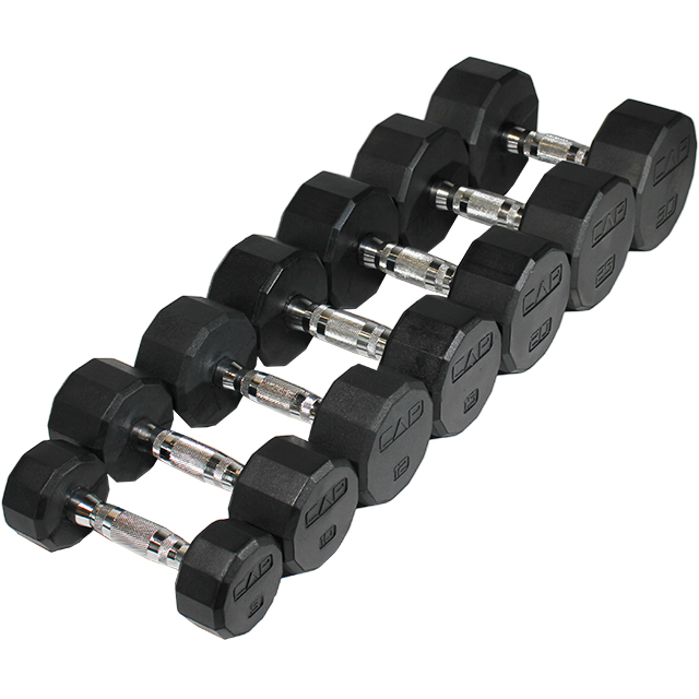 Customized Wholesale Dumbbell Set for Health club Health – Hexagonal PU Metallic Weight Gear for Power Coaching