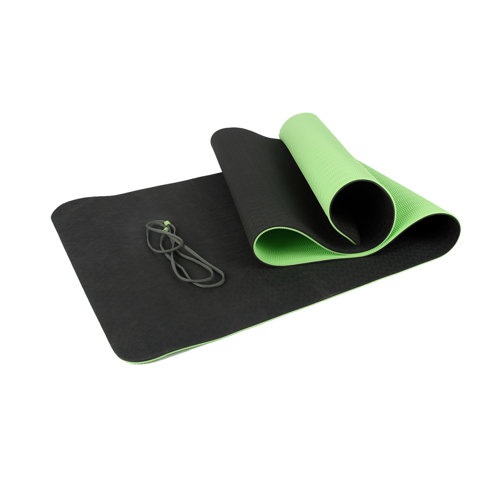 Customized TPE Gymnasium and Residence Yoga Mat - Thick, Non-Slip, Twin Colour