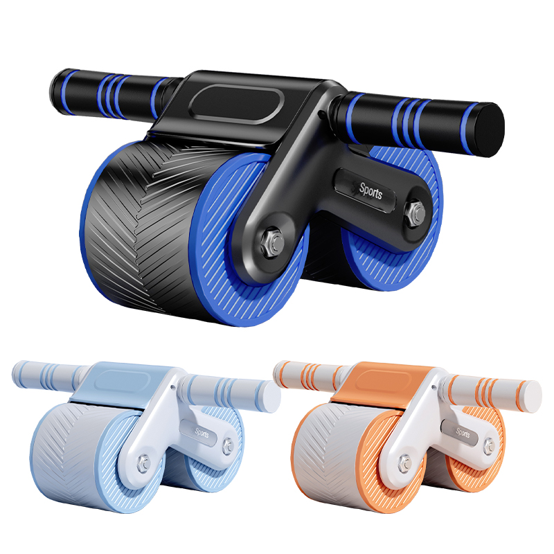 Qishuang Modern Elbow Assist Curler Health Gear - Computerized Rebound Belly Train Wheel for Sports activities Exercises