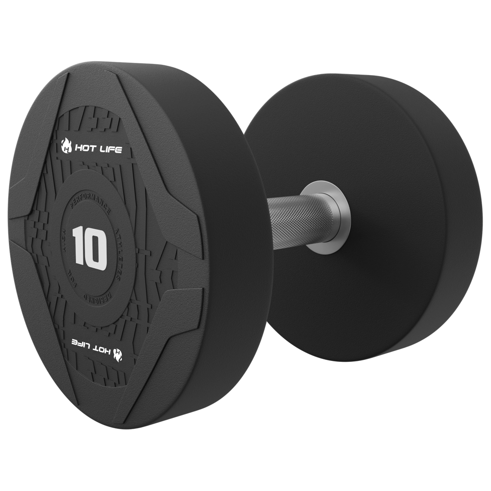 Spherical Head Rubber Dumbbell for Skilled Arm Muscle Coaching and Bodybuilding